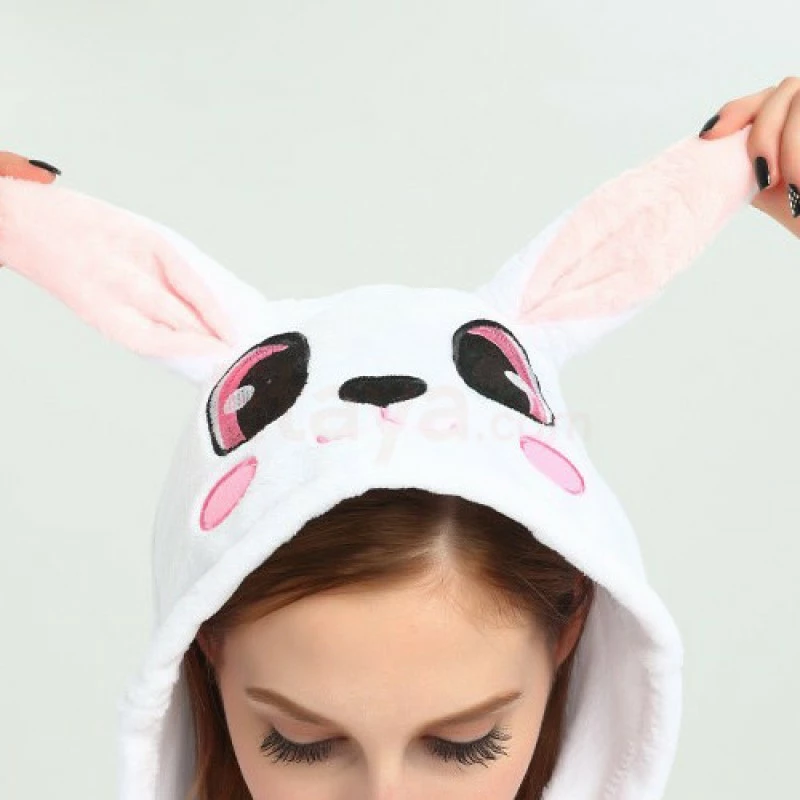 Etaya Pink Rabbit Kigurumi Onesies Pajamas Animal Onesies For Adult - Image 14