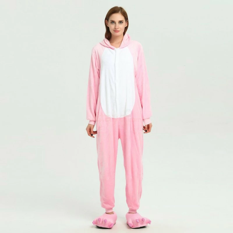 Etaya Pink Pig Kigurumi Animal Onesie Pajama Costumes For Adult - Image 2