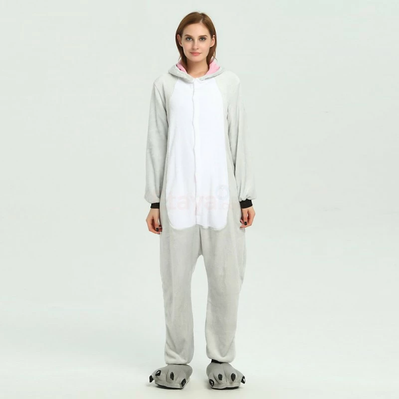 Etaya Black Koala Kigurumi Animal Onesie Pajama Costumes For Adult - Image 2