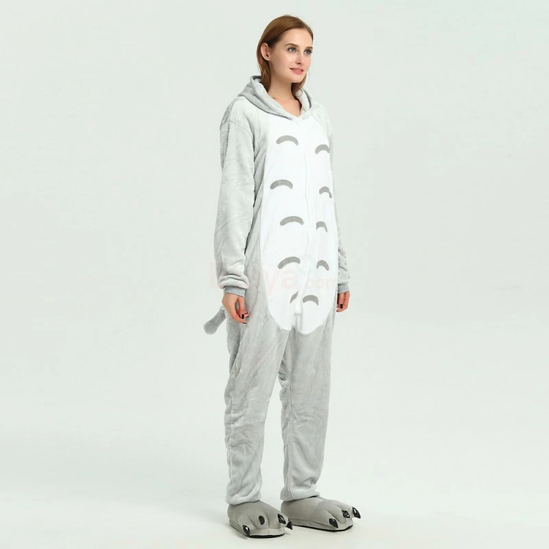 Etaya Totoro Kigurumi Animal Onesie Pajama Costumes For Adult - Image 4