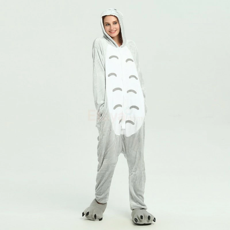 Etaya Totoro Kigurumi Animal Onesie Pajama Costumes For Adult - Image 7