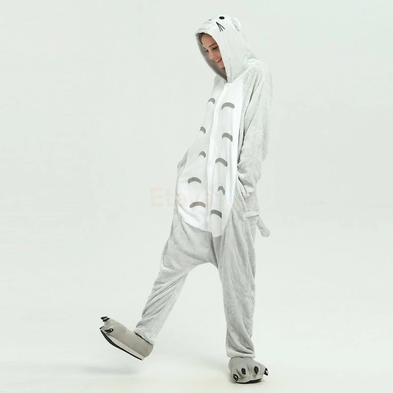 Etaya Totoro Kigurumi Animal Onesie Pajama Costumes For Adult - Image 8
