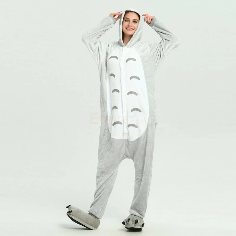 Etaya Totoro Kigurumi Animal Onesie Pajama Costumes For Adult - Image 10