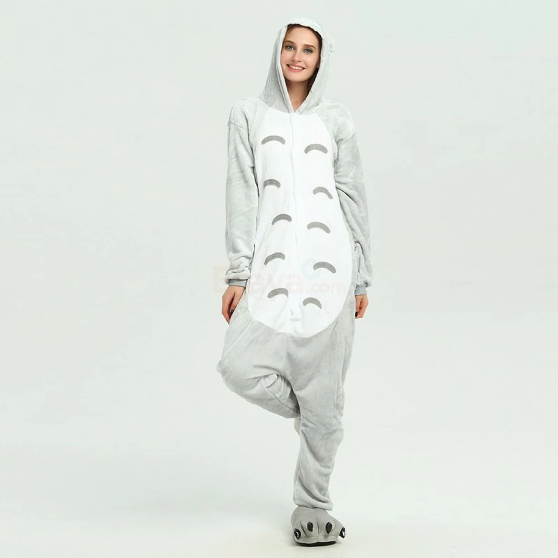 Etaya Totoro Kigurumi Animal Onesie Pajama Costumes For Adult - Image 12