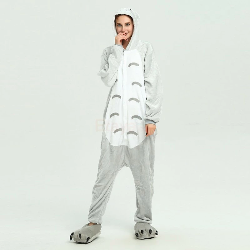 Etaya Totoro Kigurumi Animal Onesie Pajama Costumes For Adult - Image 13