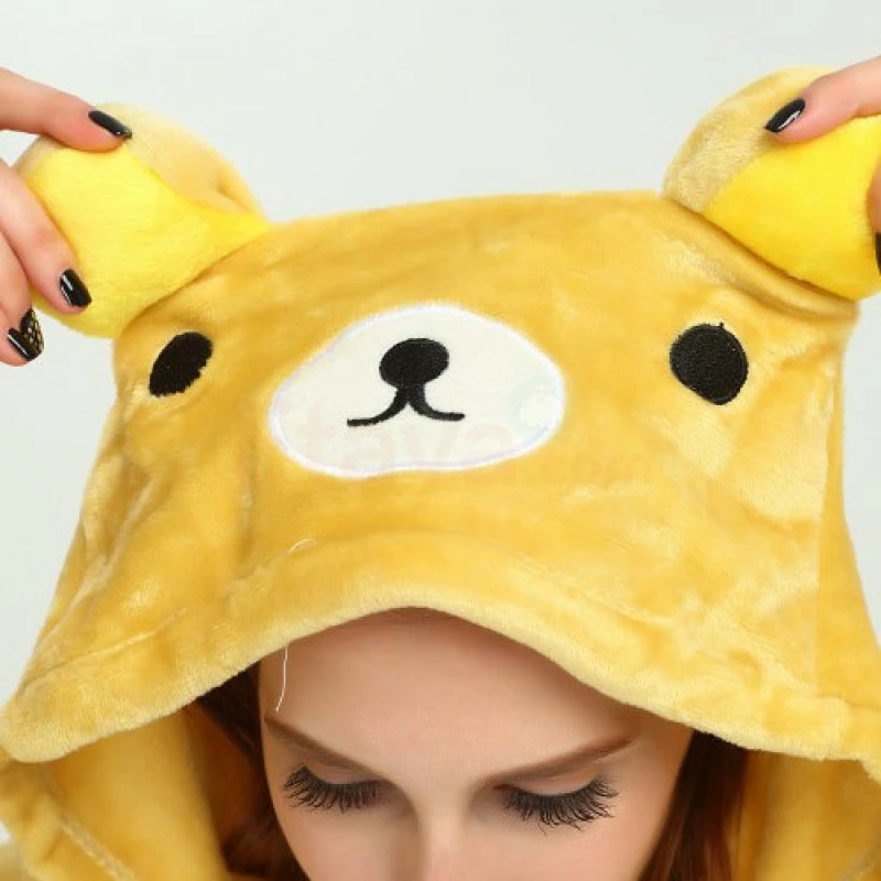 Etaya Rilakkuma Kigurumi Animal Onesie Pajama Costumes For Adult - Image 13