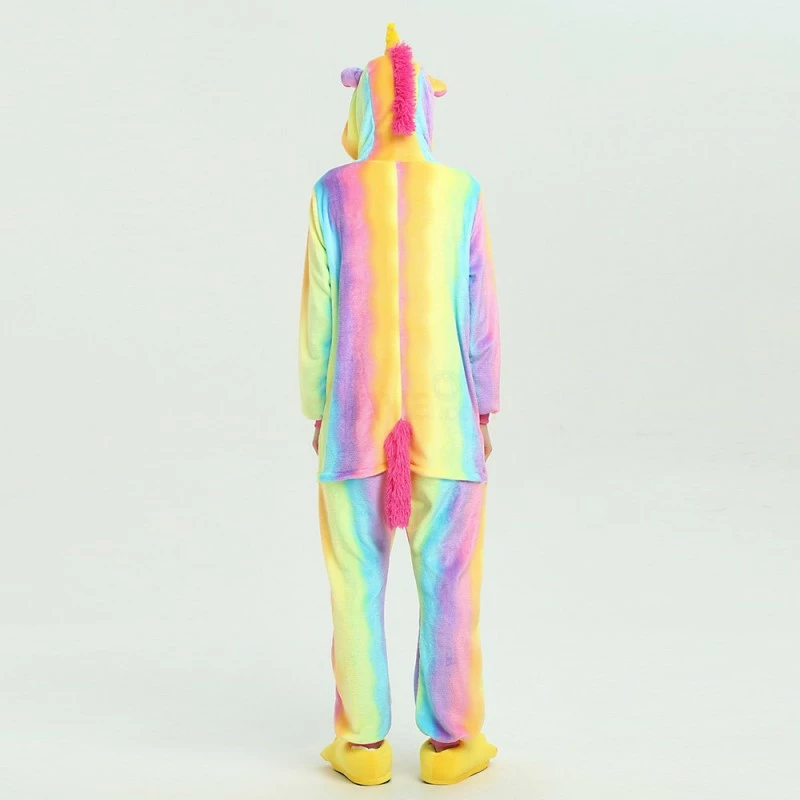 Etaya Colorful Unicorn Kigurumi Onesies Pajamas Animal Onesies For Adult - Image 5