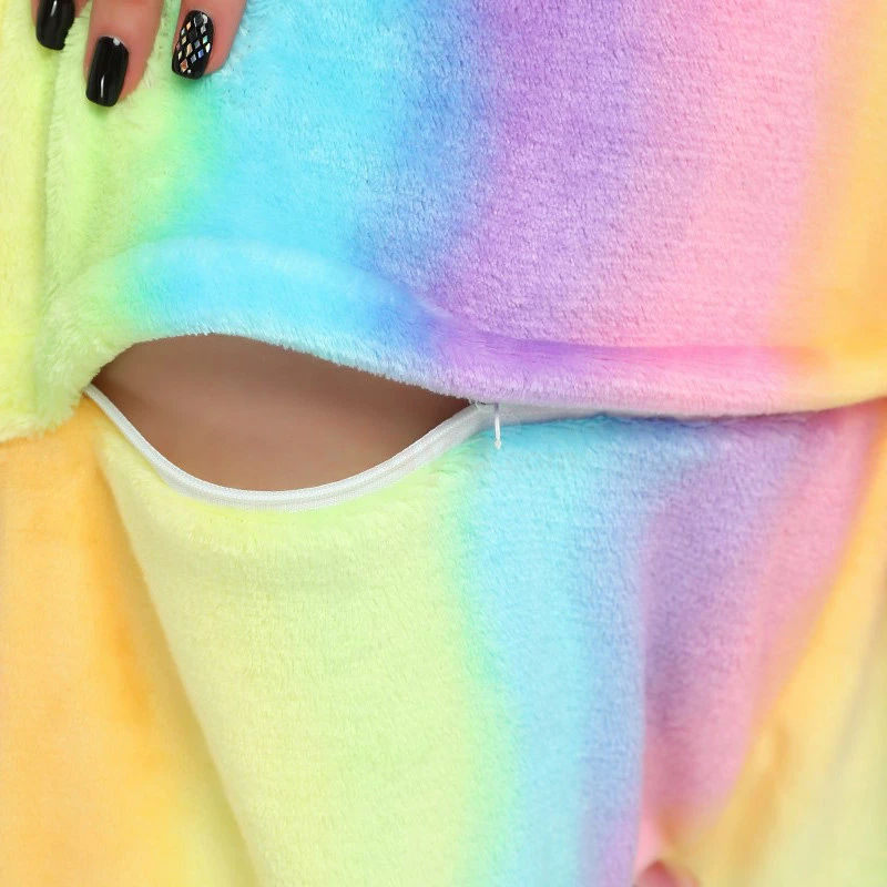Etaya Colorful Unicorn Kigurumi Onesies Pajamas Animal Onesies For Adult - Image 15