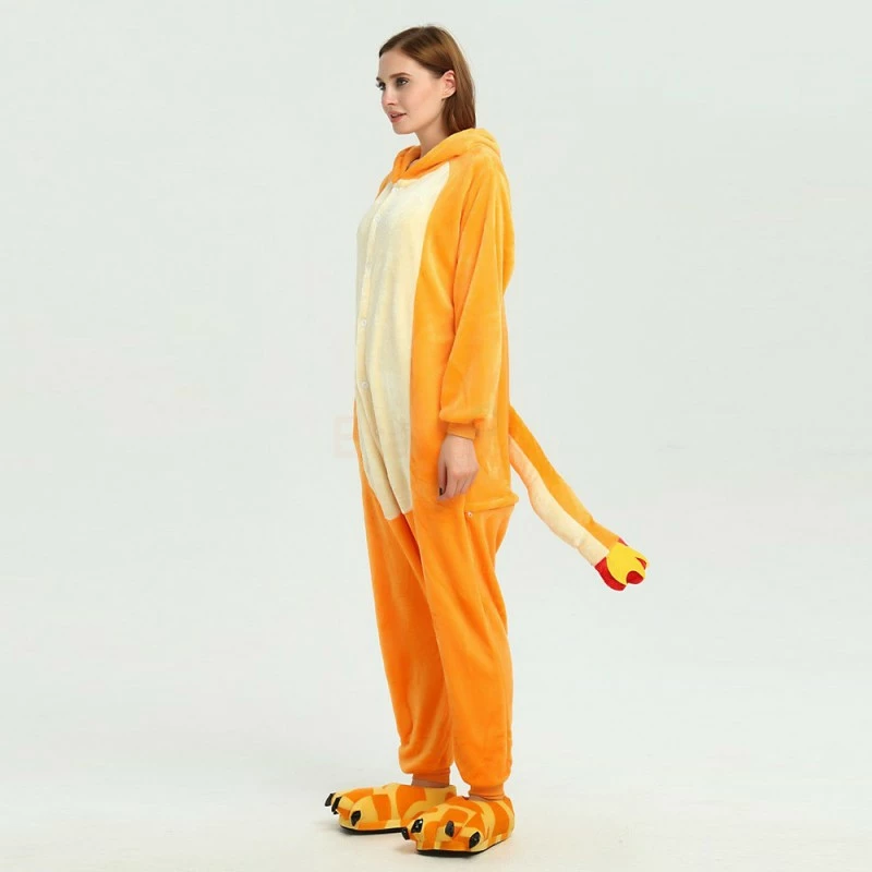 Etaya Fire Dragon Kigurumi Animal Onesie Pajama Costumes For Adult - Image 4