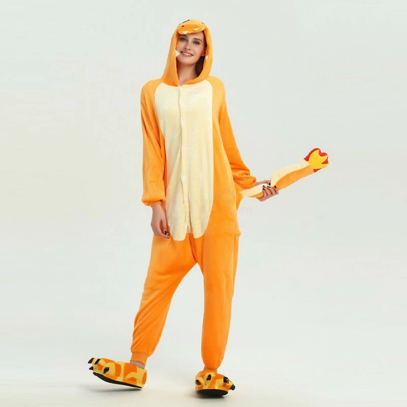 Etaya Fire Dragon Kigurumi Animal Onesie Pajama Costumes For Adult - Image 8