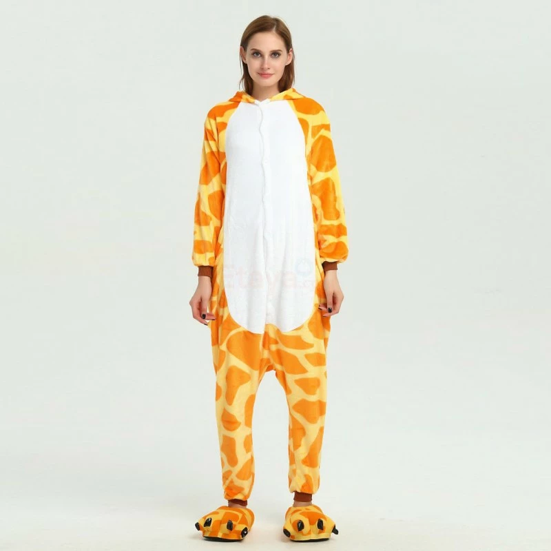 Etaya Giraffe Kigurumi Onesies Pajamas Animal Onesies For Adult - Image 2