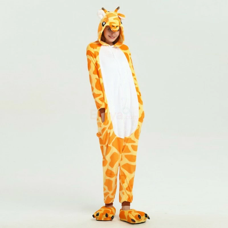 Etaya Giraffe Kigurumi Onesies Pajamas Animal Onesies For Adult - Image 7