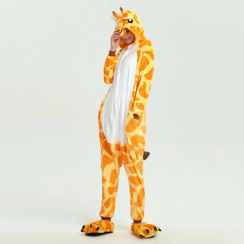 Etaya Giraffe Kigurumi Onesies Pajamas Animal Onesies For Adult - Image 9