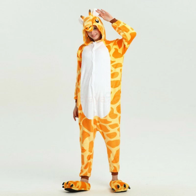 Etaya Giraffe Kigurumi Onesies Pajamas Animal Onesies For Adult - Image 11