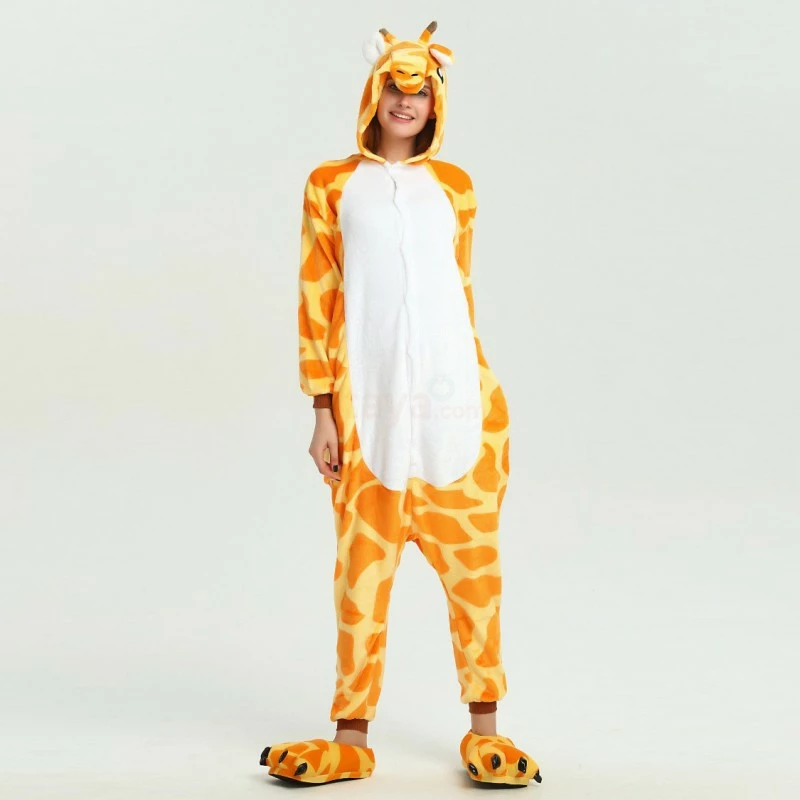 Etaya Giraffe Kigurumi Onesies Pajamas Animal Onesies For Adult - Image 13