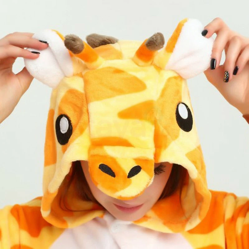Etaya Giraffe Kigurumi Onesies Pajamas Animal Onesies For Adult - Image 14