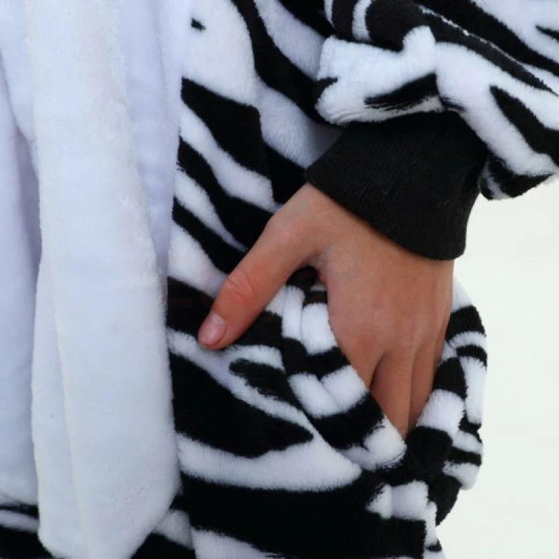 Etaya Zebra Kids Onesies Kigurumi Onesies Pajamas Animal Costume - Image 14