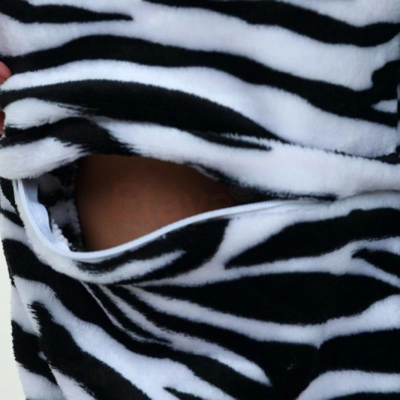 Etaya Zebra Kids Onesies Kigurumi Onesies Pajamas Animal Costume - Image 15