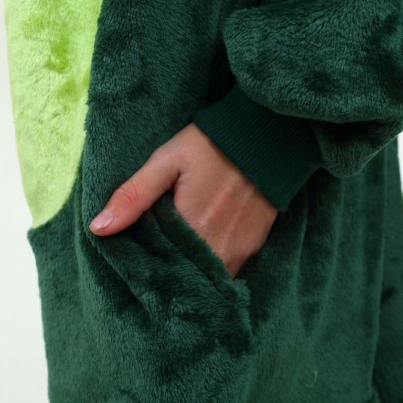 Etaya Kids Green Dinosaur Kigurumi Animal Onesies Pajamas - Image 3