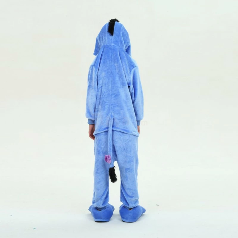 Etaya Kids Eeyore Donkey Kigurumi Animal Onesies Pajamas - Image 9