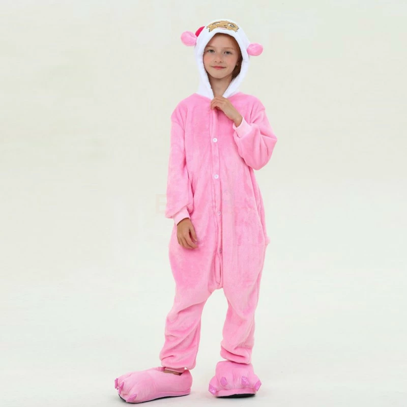 Etaya Kids Pretty Goat Kigurumi Animal Onesies Pajamas - Image 6