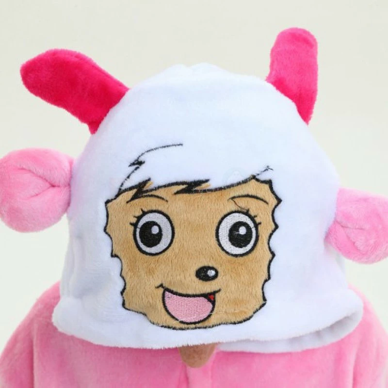 Etaya Kids Pretty Goat Kigurumi Animal Onesies Pajamas - Image 11