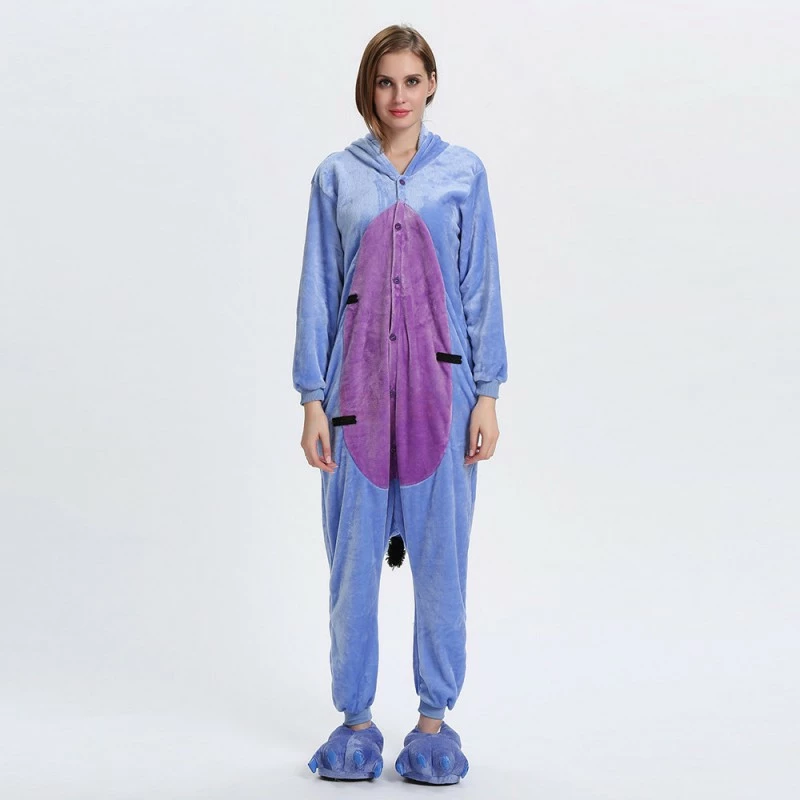 Etaya Eeyore Donkey Kigurumi Animal Onesie Pajama Costumes For Adult - Image 2