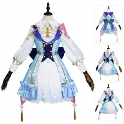 Etaya Genshin Impact Cosplay Costumes Kamisato Ayaka Springbloom Missive Halloween Suit