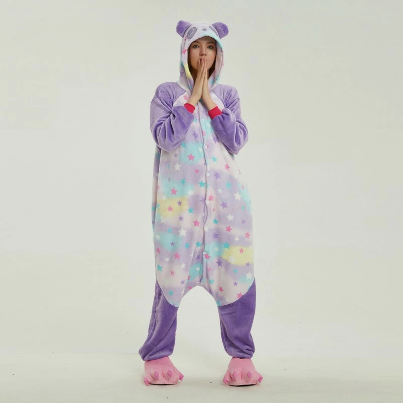 Etaya Star Kung Fu Panda Kigurumi Animal Onesie Pajama Costumes For Adult - Image 11