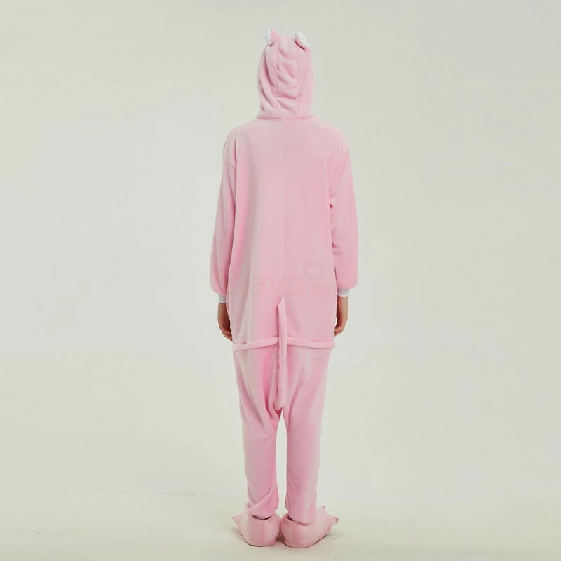 Etaya Pink Hippo Kigurumi Animal Onesie Pajama Costumes For Adult - Image 5